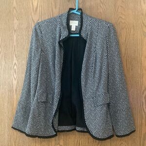 Black and White Chico’s Blazer